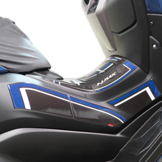 GP Kompozit Yamaha NMAX 125 / 155 2021-2024 Uyumlu Yan Pad Mavi (1)
