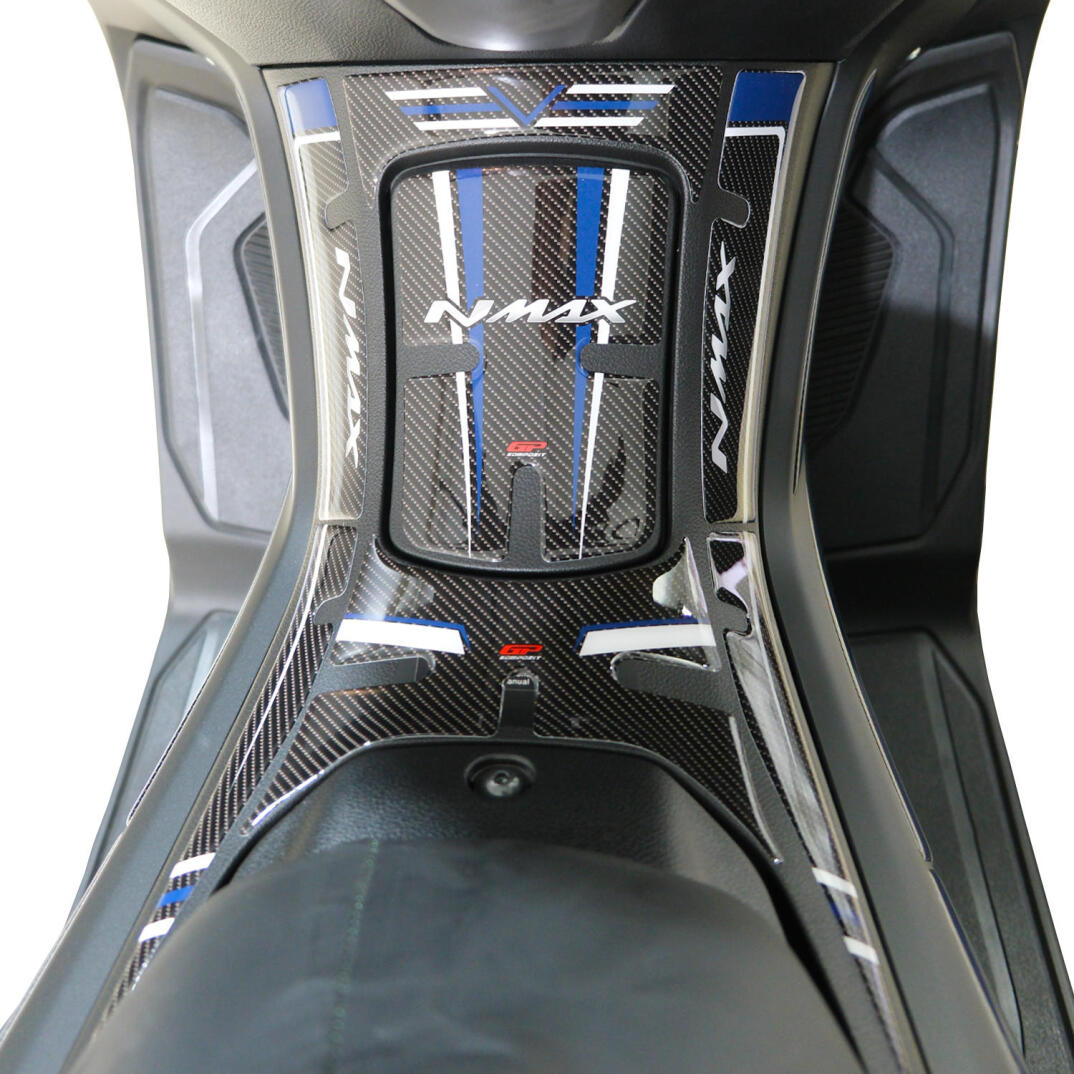 GP Kompozit Yamaha NMAX 125 / 155 2021-2024 Uyumlu Yan Pad Mavi - 6