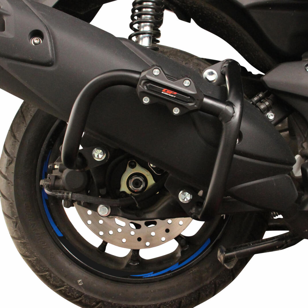 GP Kompozit Yamaha NMAX 125 / 155 2021-2026 Uyumlu Egzoz Koruma Demiri Siyah - 5
