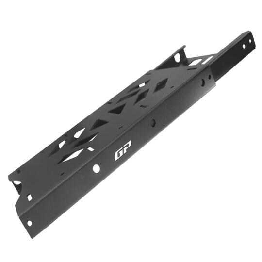 GP Kompozit Yamaha NMAX 125 / 155 2021-2026 Uyumlu Pratik Tak-Çıkar Kızaklı Arka Çanta Demiri Siyah - 5