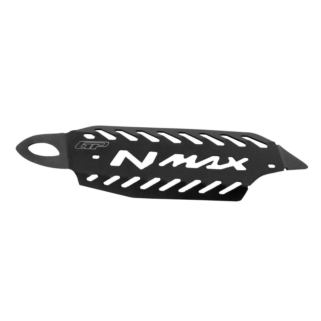 GP Kompozit Yamaha NMAX 125 / 155 2021-2026 Uyumlu Spor Egzoz Koruma Kapağı Siyah - 1