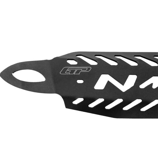 GP Kompozit Yamaha NMAX 125 / 155 2021-2026 Uyumlu Spor Egzoz Koruma Kapağı Siyah - 5
