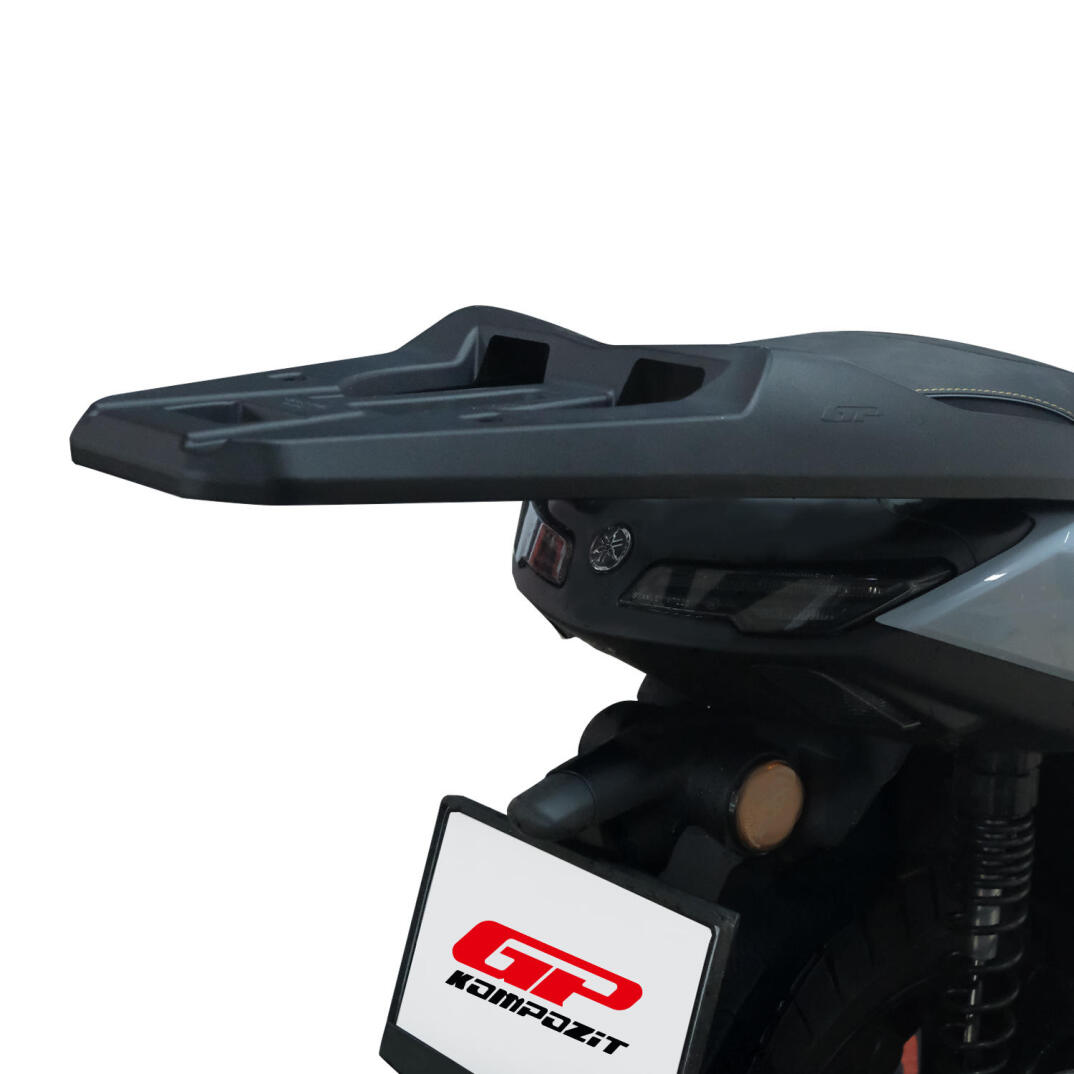 GP Kompozit Yamaha NMAX 125 / 155 2025-2026 Uyumlu Arka Çanta Demiri Siyah - 3