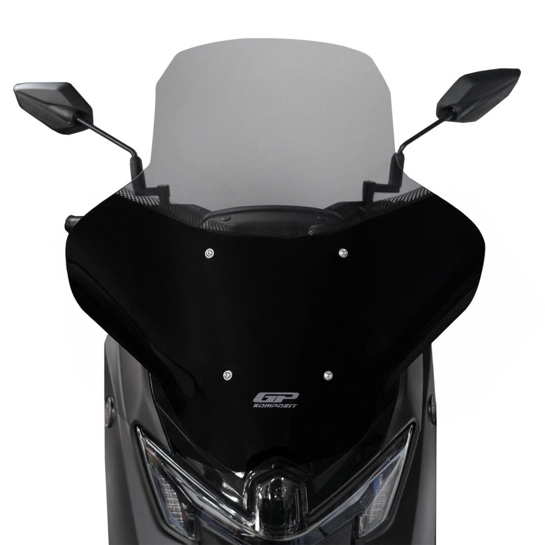 GP Kompozit Yamaha NMAX 125 / 155 2025-2026 Uyumlu Baskılı Ön Cam Füme - 2