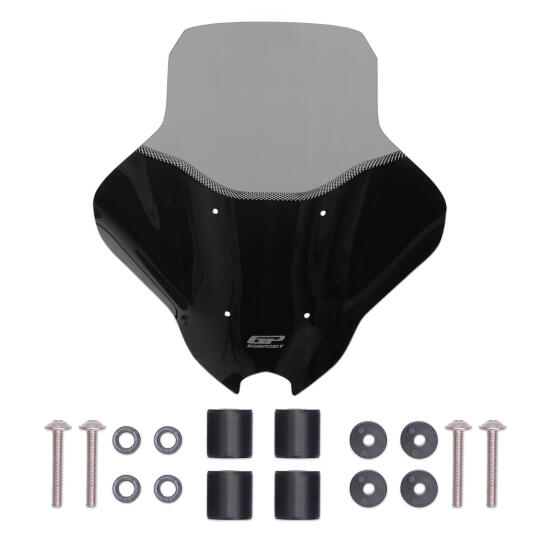 GP Kompozit Yamaha NMAX 125 / 155 2025-2026 Uyumlu Baskılı Ön Cam Füme - 6