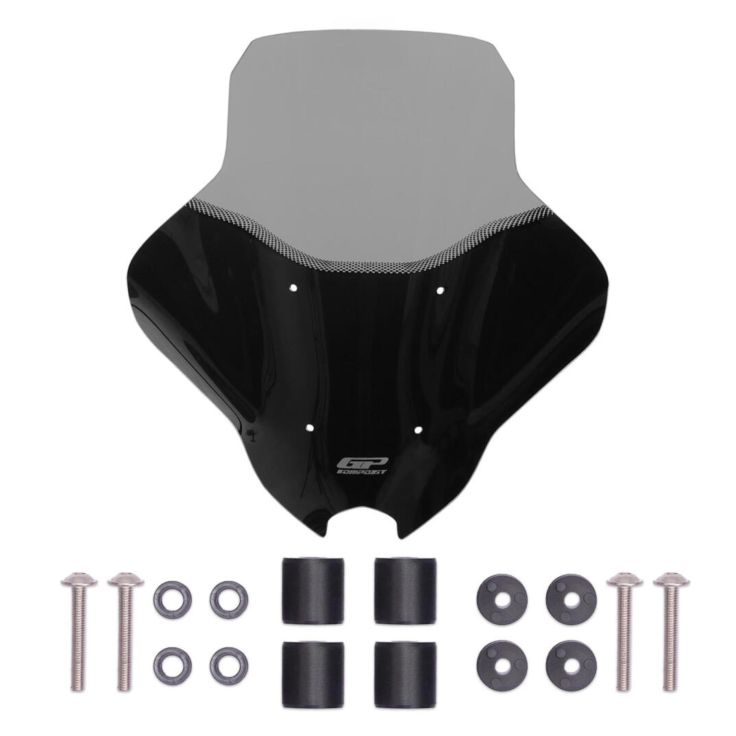 GP Kompozit Yamaha NMAX 125 / 155 2025-2026 Uyumlu Baskılı Ön Cam Füme - 6