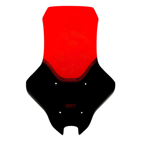 GP Kompozit Yamaha NMAX 125 / 155 2025-2026 Uyumlu Baskılı Ön Cam Kırmızı
