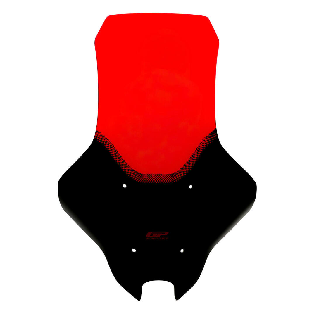 GP Kompozit Yamaha NMAX 125 / 155 2025-2026 Uyumlu Baskılı Ön Cam Kırmızı - 1
