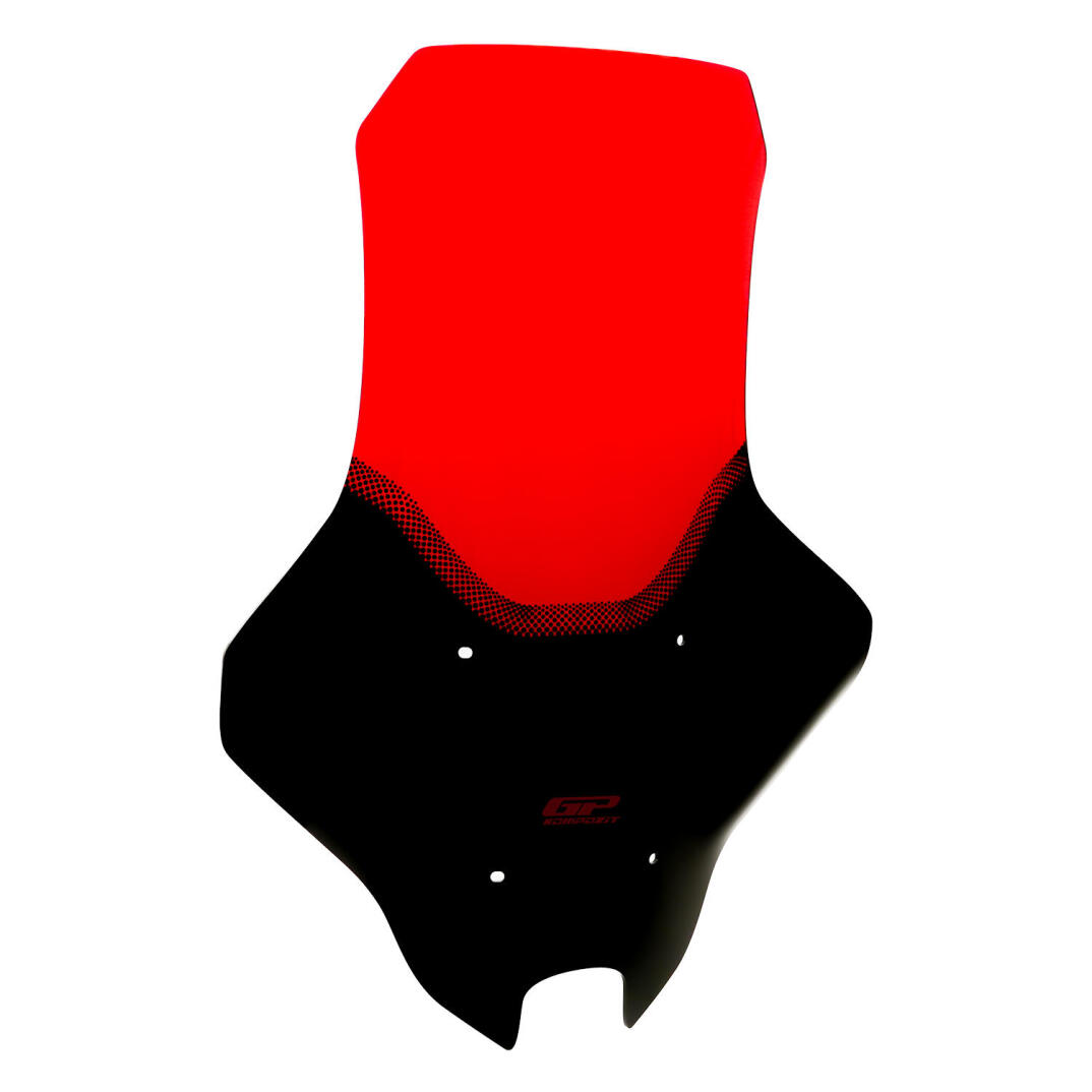 GP Kompozit Yamaha NMAX 125 / 155 2025-2026 Uyumlu Baskılı Ön Cam Kırmızı - 3