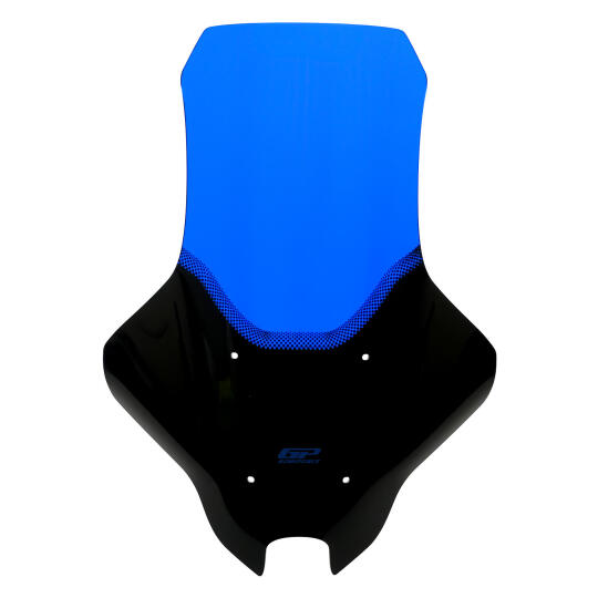 GP Kompozit Yamaha NMAX 125 / 155 2025-2026 Uyumlu Baskılı Ön Cam Mavi