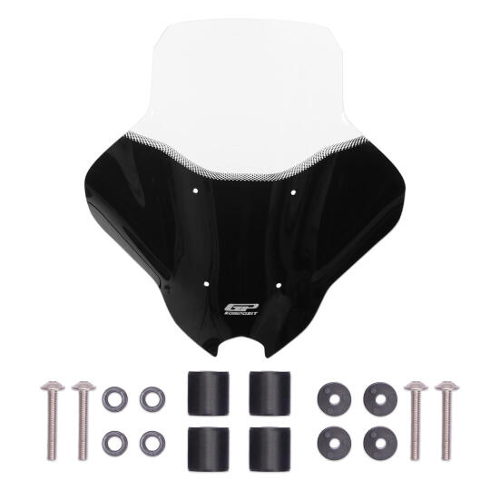 GP Kompozit Yamaha NMAX 125 / 155 2025-2026 Uyumlu Baskılı Ön Cam Şeffaf - 3