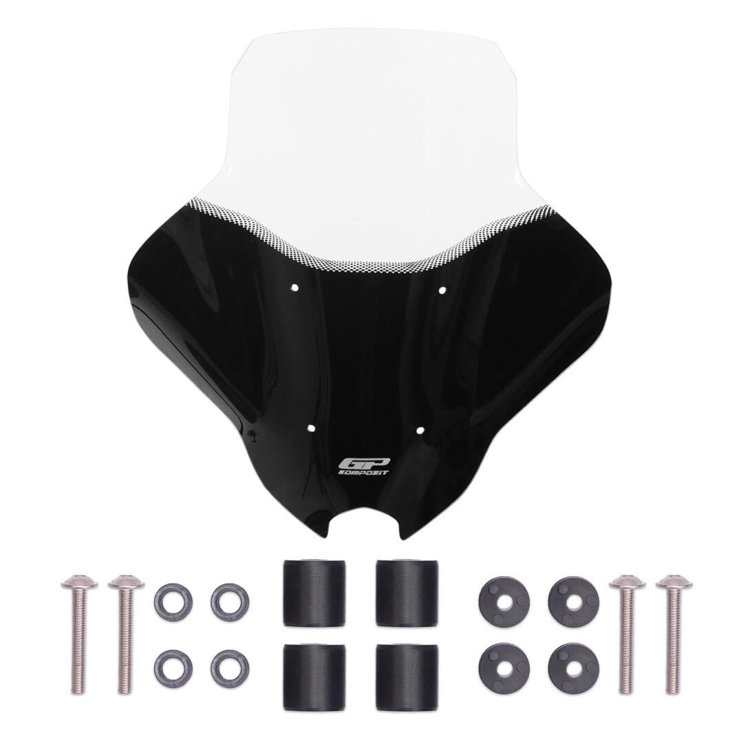 GP Kompozit Yamaha NMAX 125 / 155 2025-2026 Uyumlu Baskılı Ön Cam Şeffaf - 3