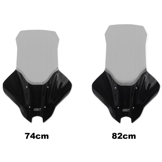GP Kompozit Yamaha NMAX 125 / 155 2025-2026 Uyumlu Elcikli Tur Camı Füme