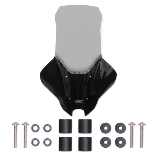GP Kompozit Yamaha NMAX 125 / 155 2025-2026 Uyumlu Elcikli Tur Camı Füme - 7