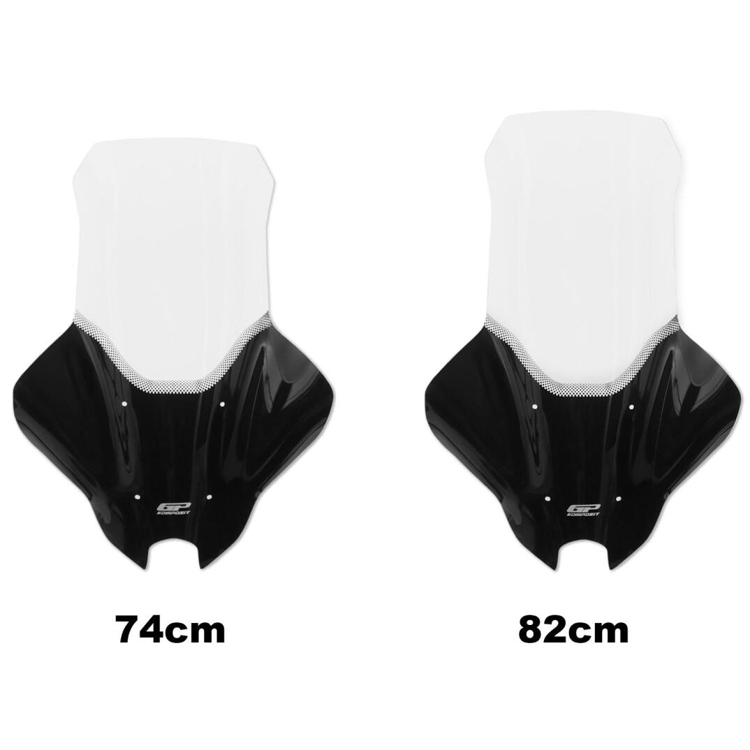 GP Kompozit Yamaha NMAX 125 / 155 2025-2026 Uyumlu Elcikli Tur Camı Şeffaf - 1