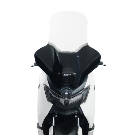 GP Kompozit Yamaha NMAX 125 / 155 2025-2026 Uyumlu Elcikli Tur Camı Şeffaf (1)