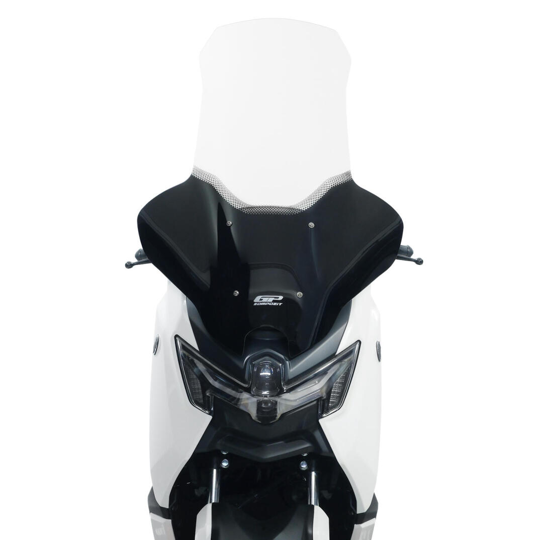 GP Kompozit Yamaha NMAX 125 / 155 2025-2026 Uyumlu Elcikli Tur Camı Şeffaf - 4