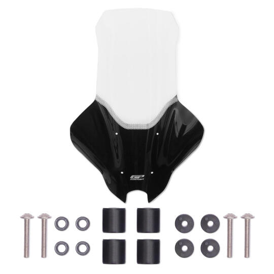 GP Kompozit Yamaha NMAX 125 / 155 2025-2026 Uyumlu Elcikli Tur Camı Şeffaf - 7