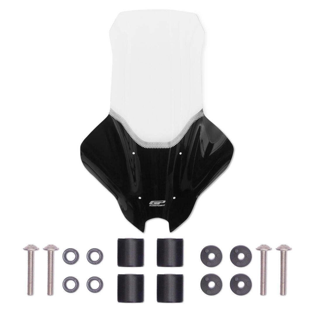 GP Kompozit Yamaha NMAX 125 / 155 2025-2026 Uyumlu Elcikli Tur Camı Şeffaf - 7