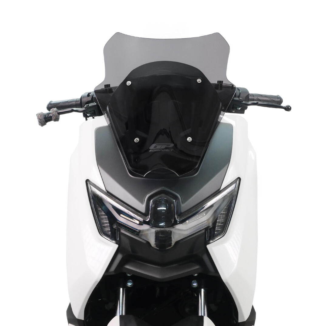GP Kompozit Yamaha NMAX 125 / 155 2025-2026 Uyumlu Kısa Ön Cam Füme - 2