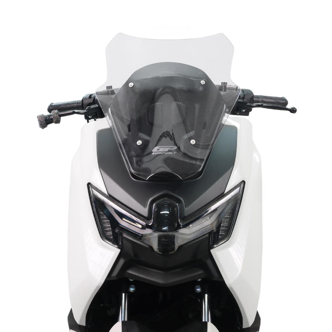 GP Kompozit Yamaha NMAX 125 / 155 2025-2026 Uyumlu Kısa Ön Cam Şeffaf - 2