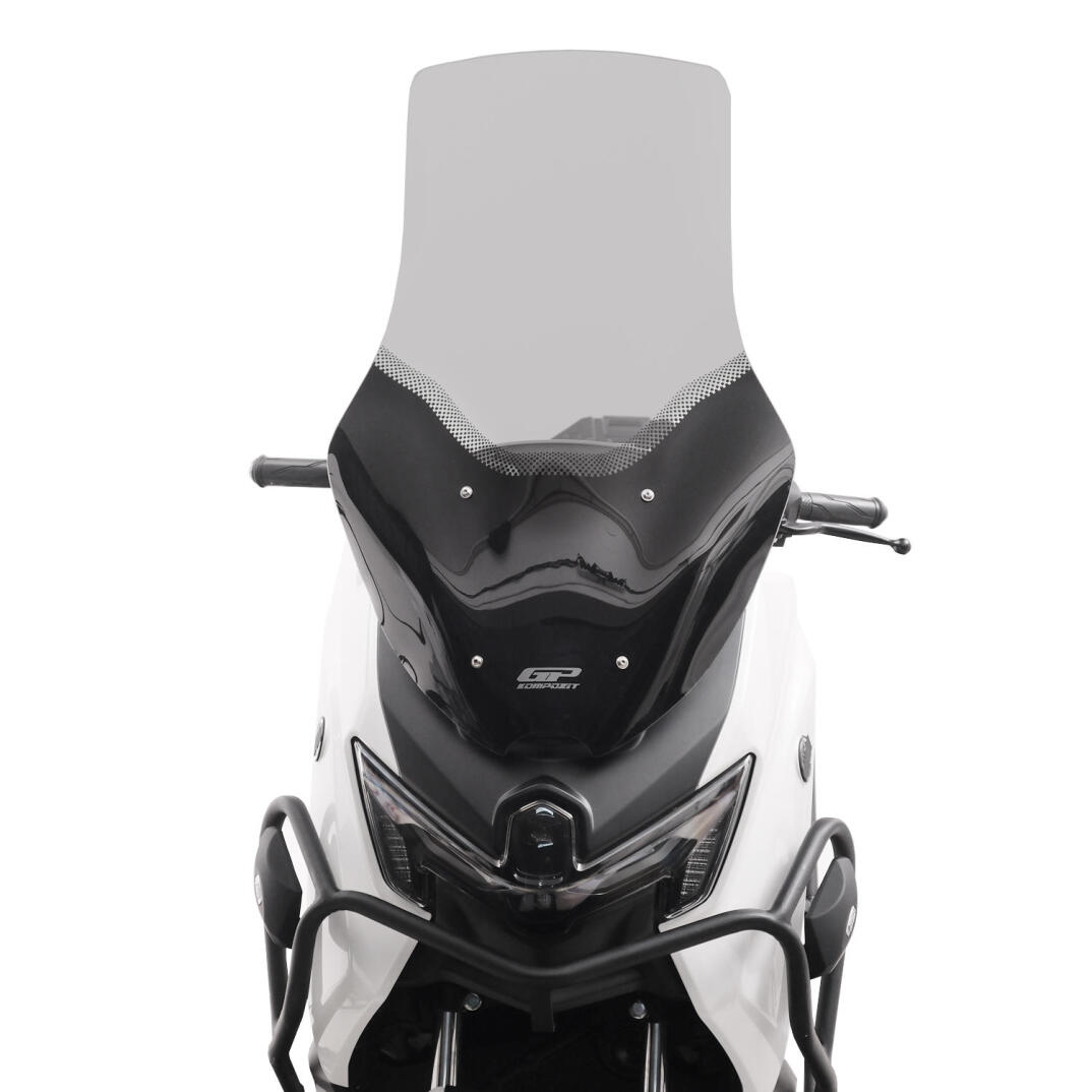 GP Kompozit Yamaha NMAX 125 / 155 2025-2026 Uyumlu Ön Tur Camı Füme - 2