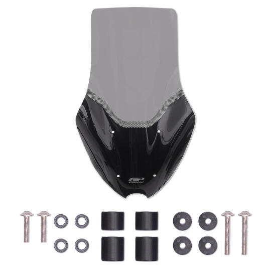 GP Kompozit Yamaha NMAX 125 / 155 2025-2026 Uyumlu Ön Tur Camı Füme - 5