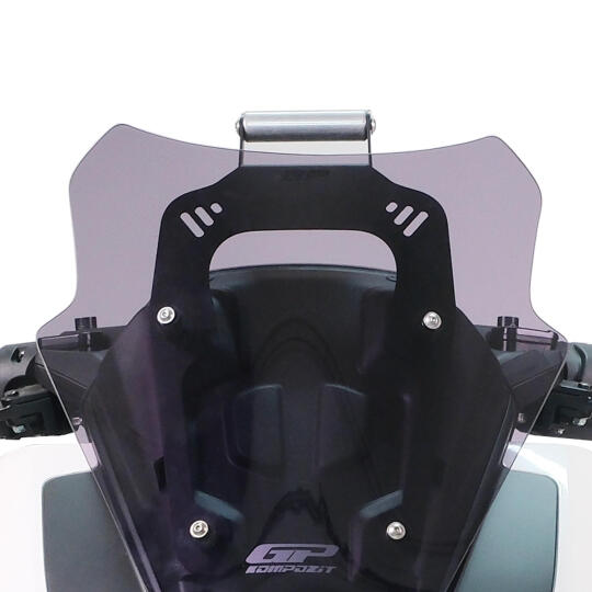 GP Kompozit Yamaha NMAX 125 / 155 2025-2026 Uyumlu Telefon / Navigasyon Tutucu Siyah (1)