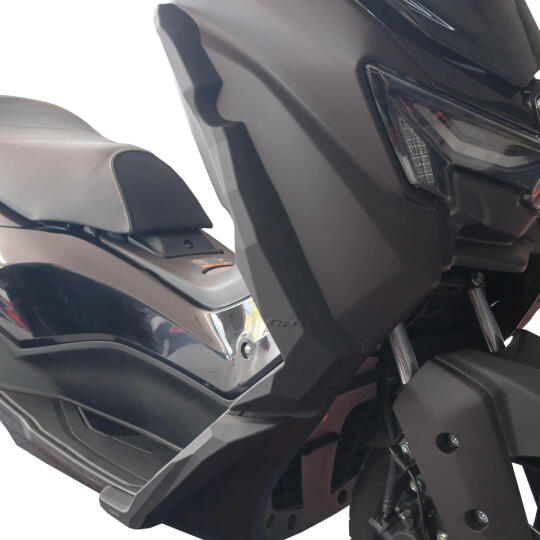 GP Kompozit Yamaha NMAX 125 / 155 2025-2026 Uyumlu Üst Bacak Koruma Siyah - 2