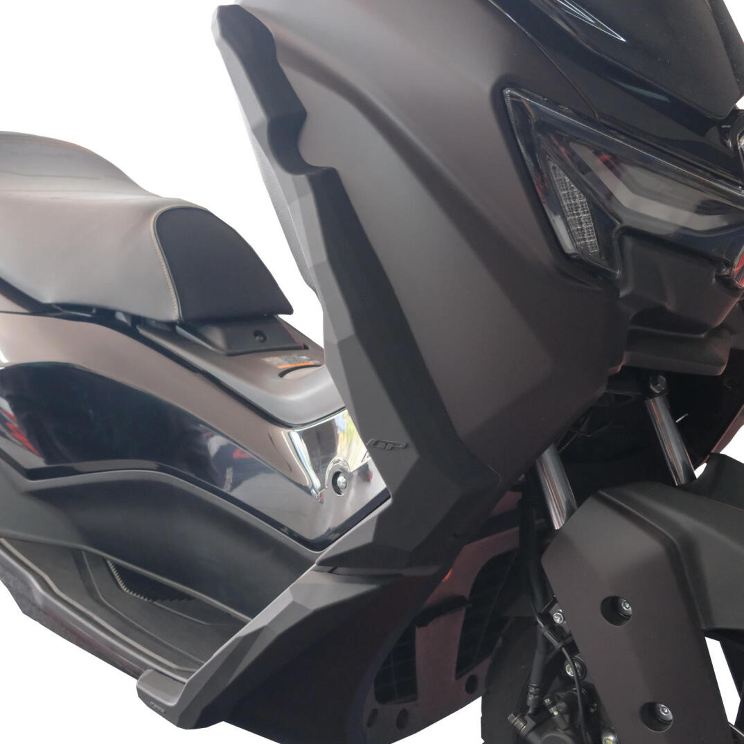 GP Kompozit Yamaha NMAX 125 / 155 2025-2026 Uyumlu Üst Bacak Koruma Siyah - 2