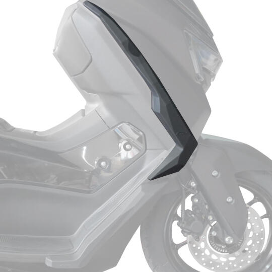 GP Kompozit Yamaha NMAX 125 / 155 2025-2026 Uyumlu Üst Bacak Koruma Siyah - 6