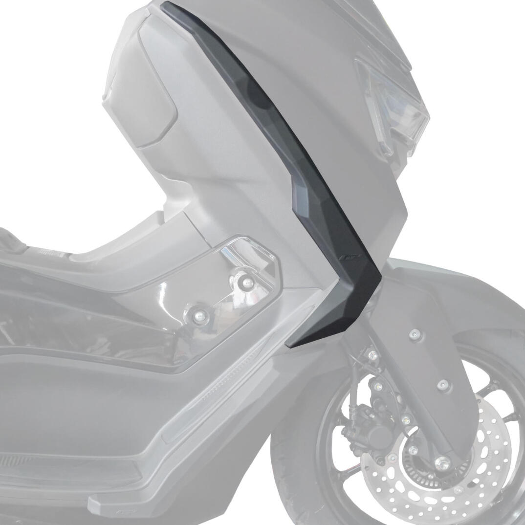 GP Kompozit Yamaha NMAX 125 / 155 2025-2026 Uyumlu Üst Bacak Koruma Siyah - 6