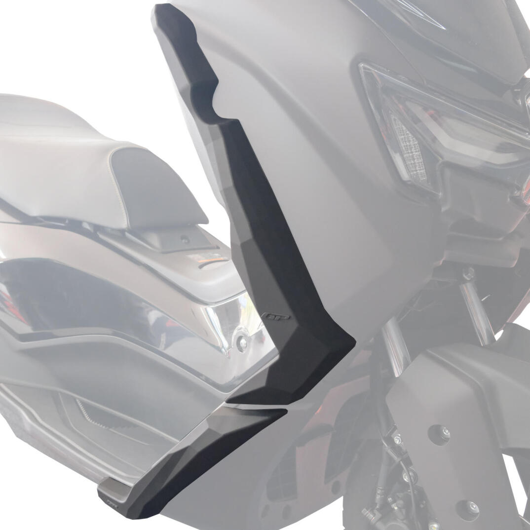 GP Kompozit Yamaha NMAX 125 / 155 2025-2026 Uyumlu Üst/Alt Bacak ve Grenaj Koruma Seti Siyah - 5