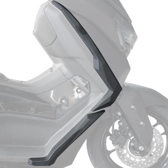 GP Kompozit Yamaha NMAX 125 / 155 2025-2026 Uyumlu Üst/Alt Bacak ve Grenaj Koruma Seti Siyah - 6