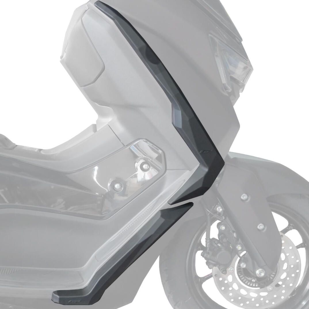 GP Kompozit Yamaha NMAX 125 / 155 2025-2026 Uyumlu Üst/Alt Bacak ve Grenaj Koruma Seti Siyah - 6