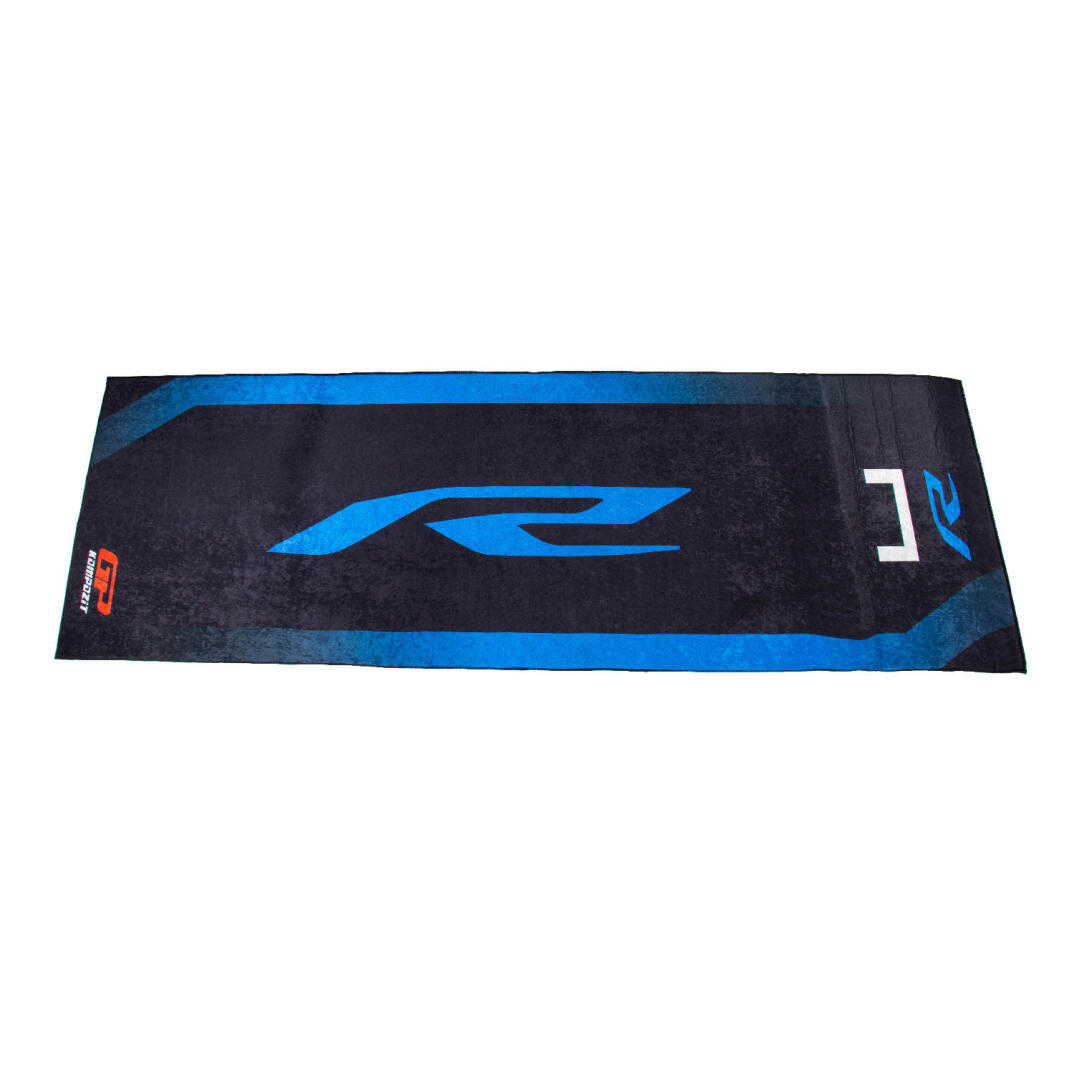 GP Kompozit Yamaha R Universal Motosiklet Halısı Siyah-Mavi - 1