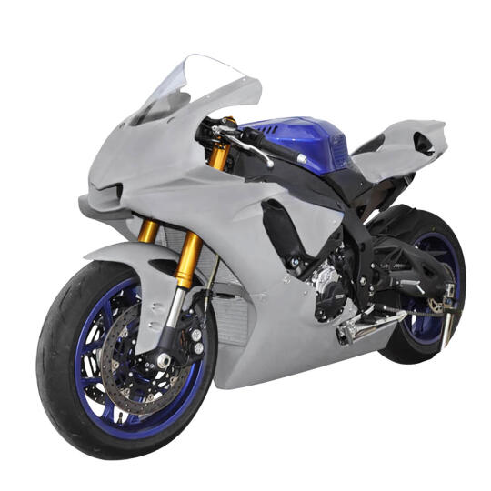GP Kompozit Yamaha R1 2015-2021 Uyumlu Yarış Grenajı Siyah (1)