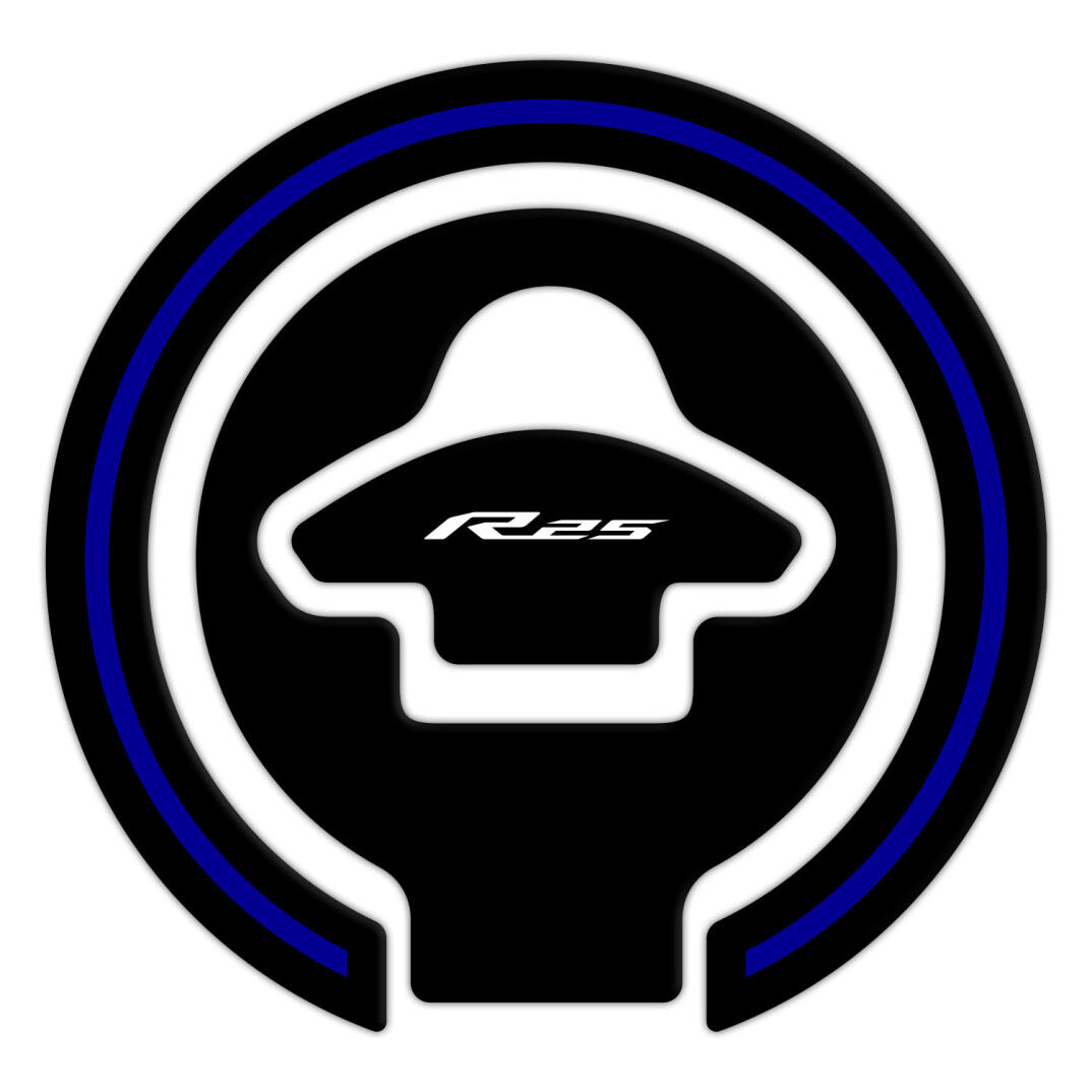 GP Kompozit Yamaha R25 2015-2018 Uyumlu Tank Pad Seti Mavi - 4