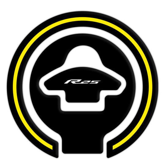 GP Kompozit Yamaha R25 2015-2018 Uyumlu Tank Pad Seti Sarı - 4