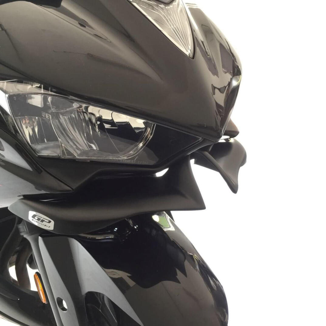 GP Kompozit Yamaha R25 2015-2018 Uyumlu Winglet Siyah - 2