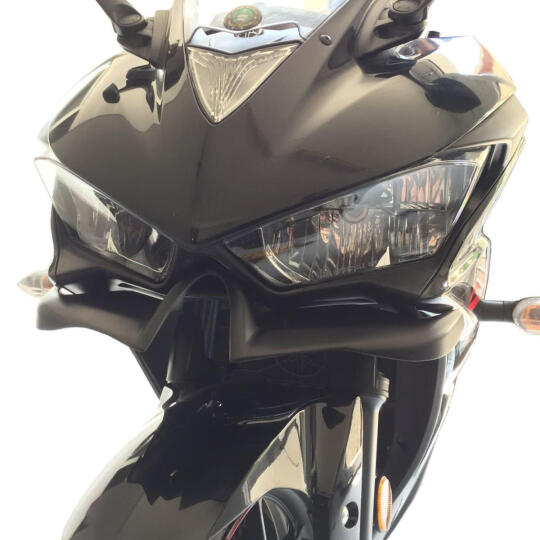 GP Kompozit Yamaha R25 2015-2018 Uyumlu Winglet Siyah - 4