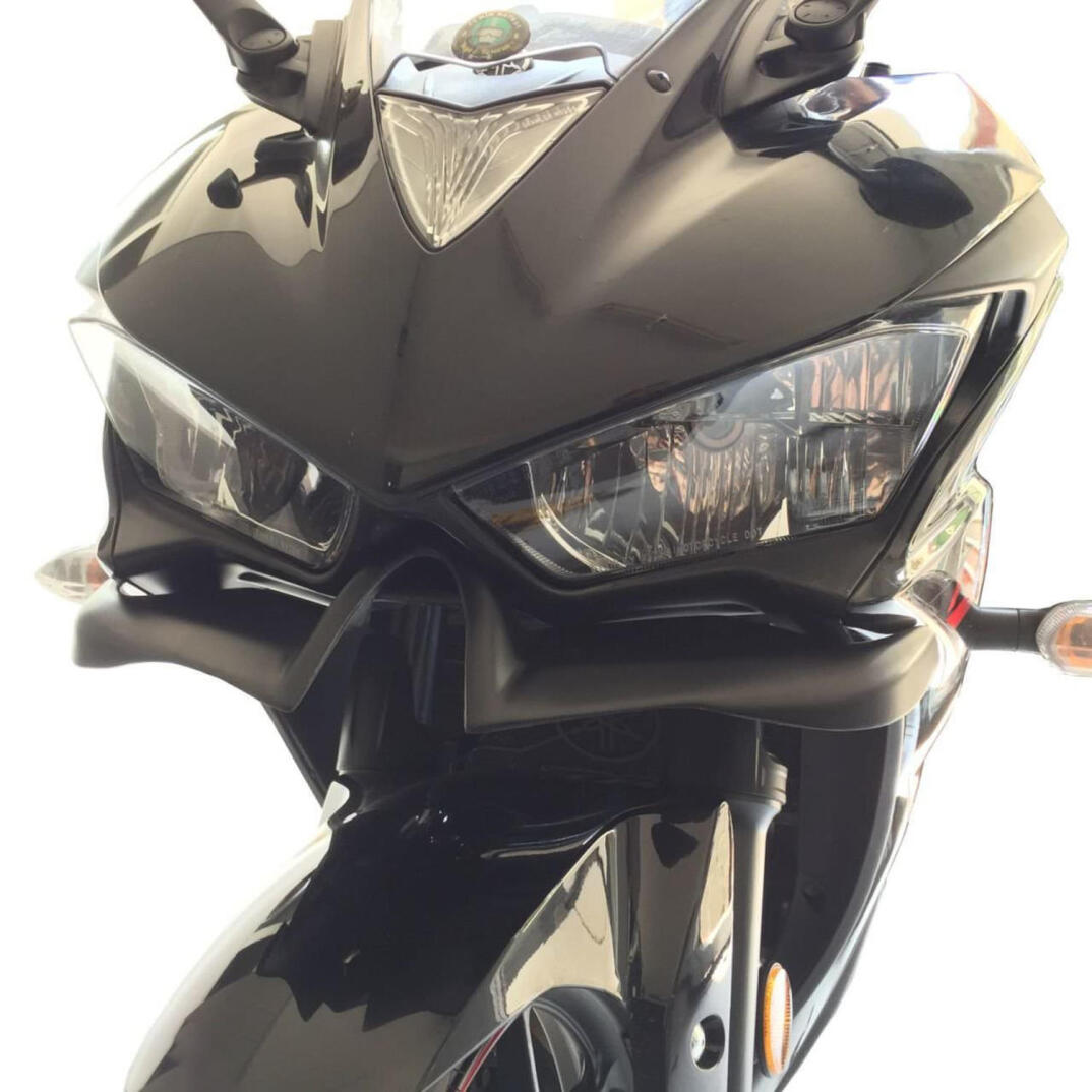 GP Kompozit Yamaha R25 2015-2018 Uyumlu Winglet Siyah - 4