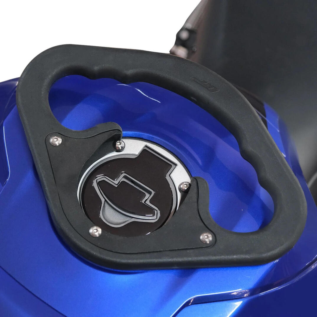 GP Kompozit Yamaha R25 2019-2024 Uyumlu Depo Üstü Artçı Tutamak Siyah - 4