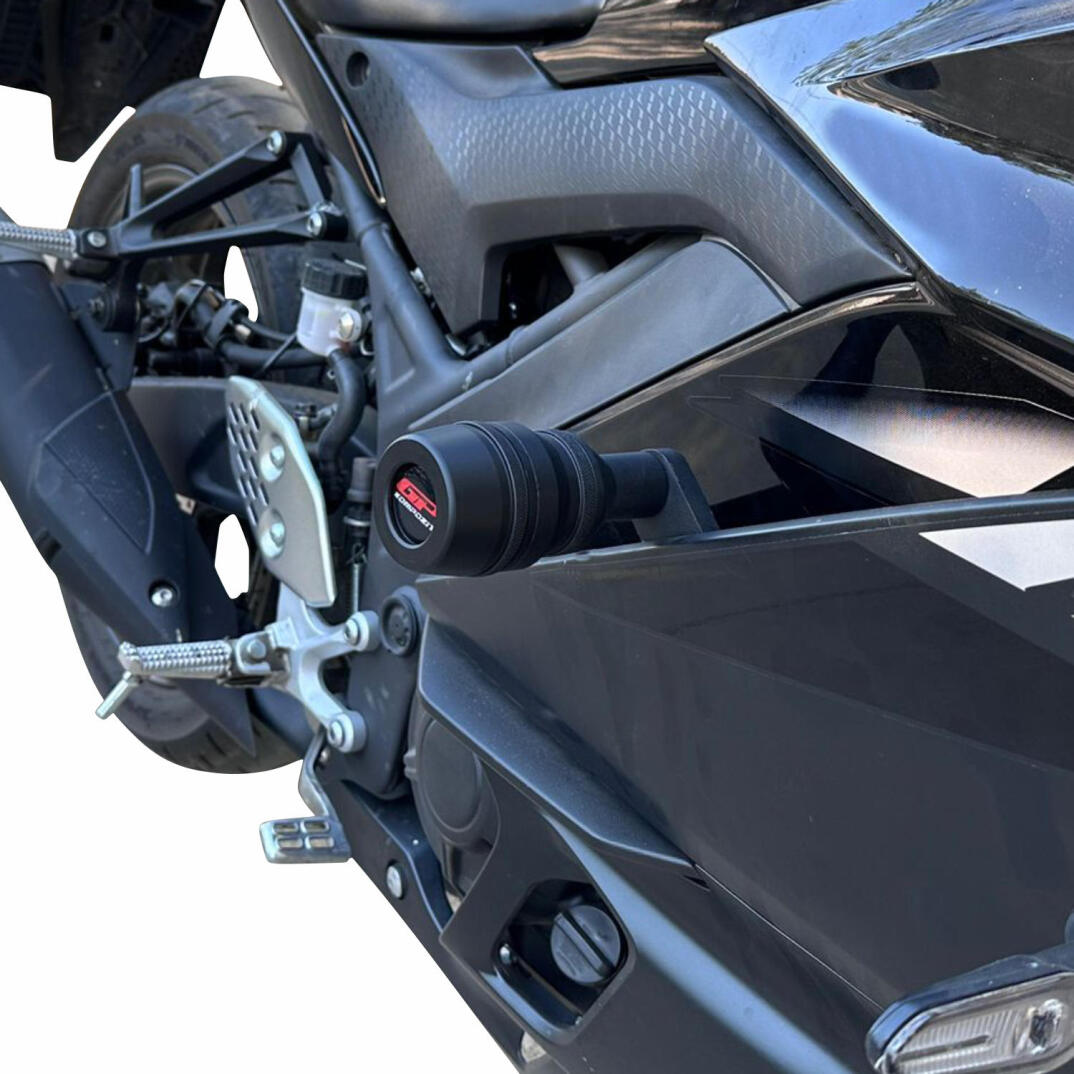 GP Kompozit Yamaha R25 2019-2024 Uyumlu Motor Koruma Takozu Siyah - 4