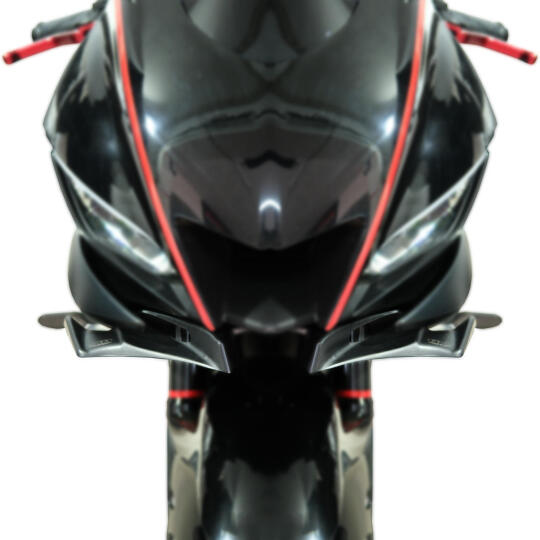 GP Kompozit Yamaha R25 2019-2024 Uyumlu Winglet Siyah (1)