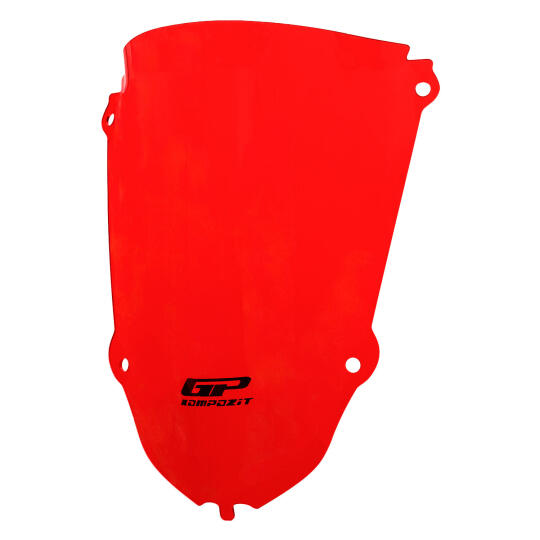 GP Kompozit Yamaha R25 2019-2025 Uyumlu Kısa Spor Ön Cam Kırmızı (1)