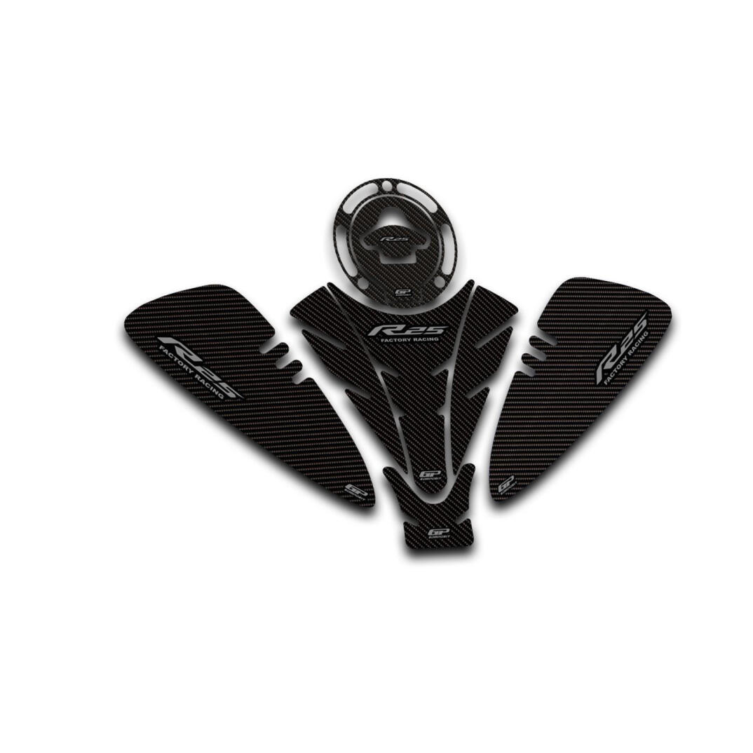 GP Kompozit Yamaha R25 2019-2026 Uyumlu Tank Pad Seti Karbon - 6