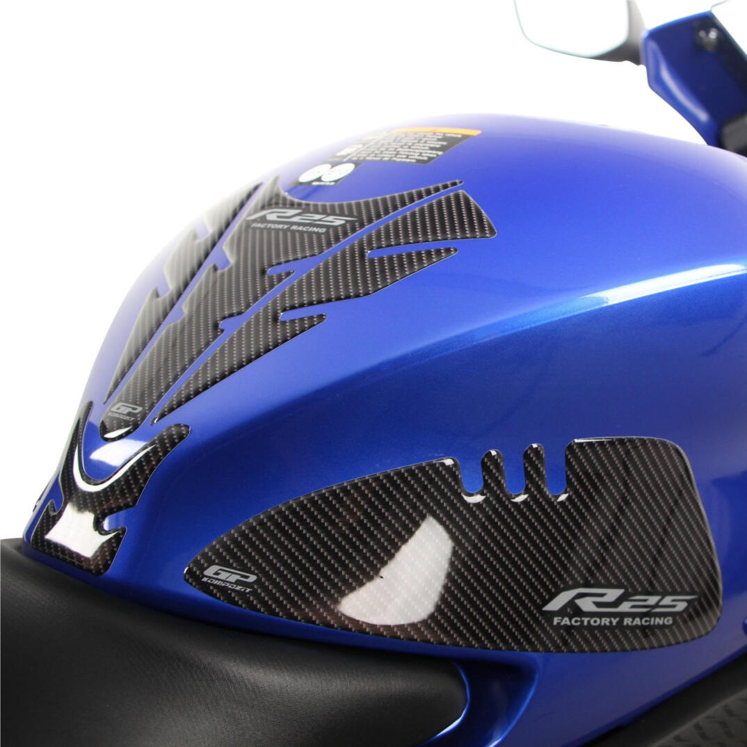 GP Kompozit Yamaha R25 2019-2026 Uyumlu Tank Pad Seti Kırmızı - 2