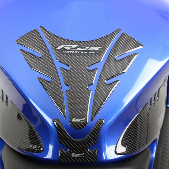 GP Kompozit Yamaha R25 2019-2026 Uyumlu Tank Pad Seti Mavi - 4