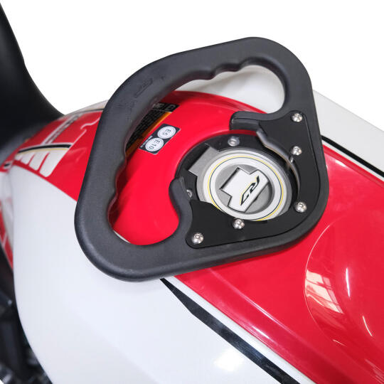 GP Kompozit Yamaha R7 2021-2024 Uyumlu Depo Üstü Artçı Tutamak Siyah - 4